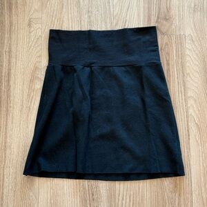 American apparel classic girl mini skirt black small